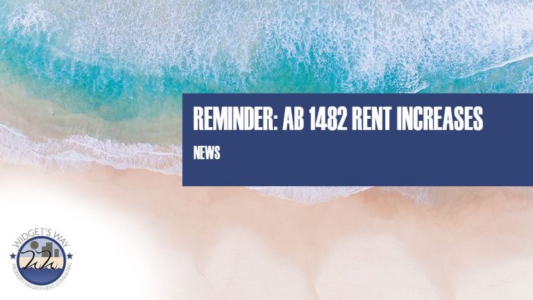 AB 1482 Rent Increase Reminder