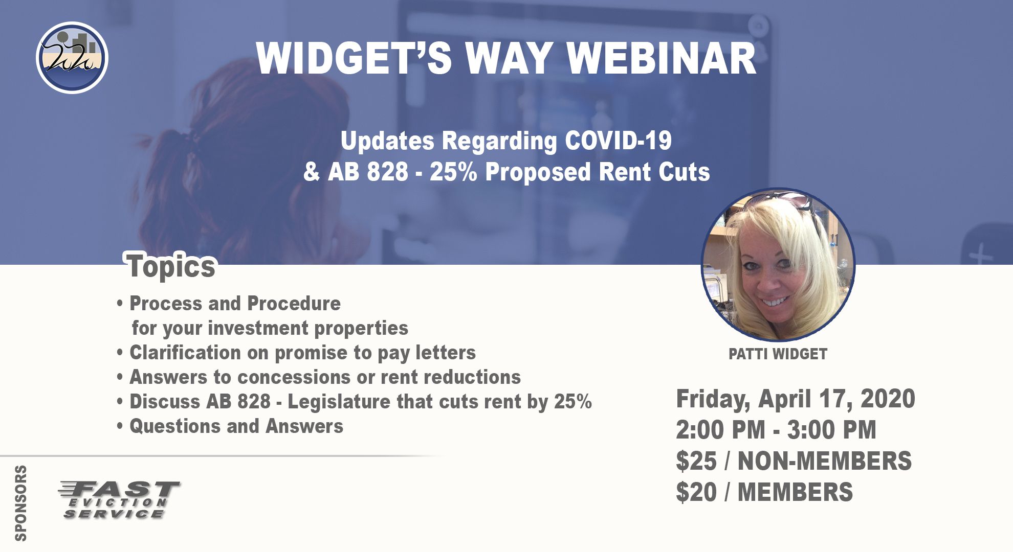 4/17/20 Widget’s Way Webinar – COVID-19 Updates and AB 828